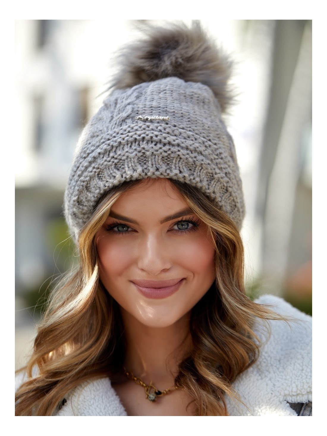 Cappuccino winter hat C10 - Online store - Boutique